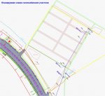 Планируемая схема газоснабжения участков